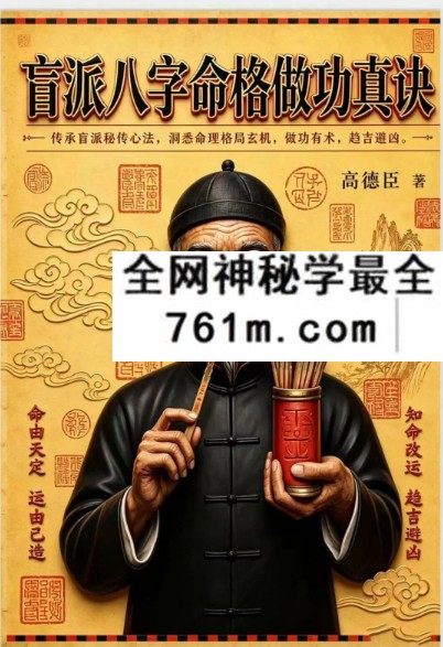 高德臣《盲派八字命格做功真诀》做功有术,趋吉避凶、传承盲派秘传心法348页