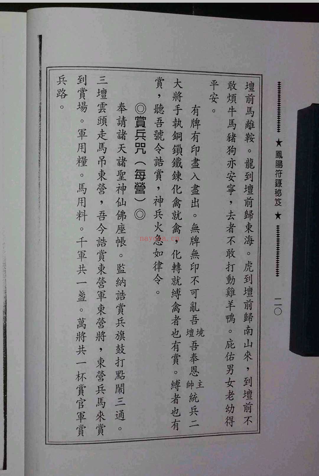凤阳符箓秘笈