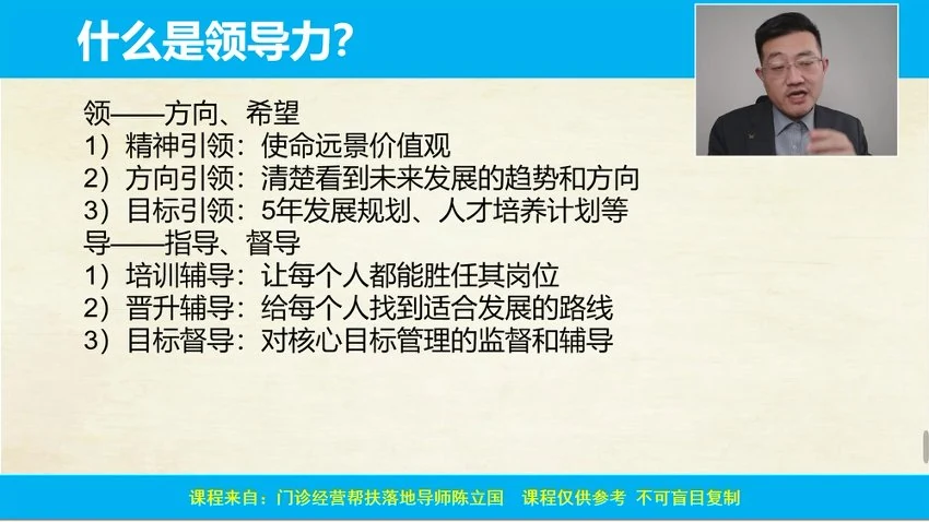 陈立国《门诊经营36计》视频37集