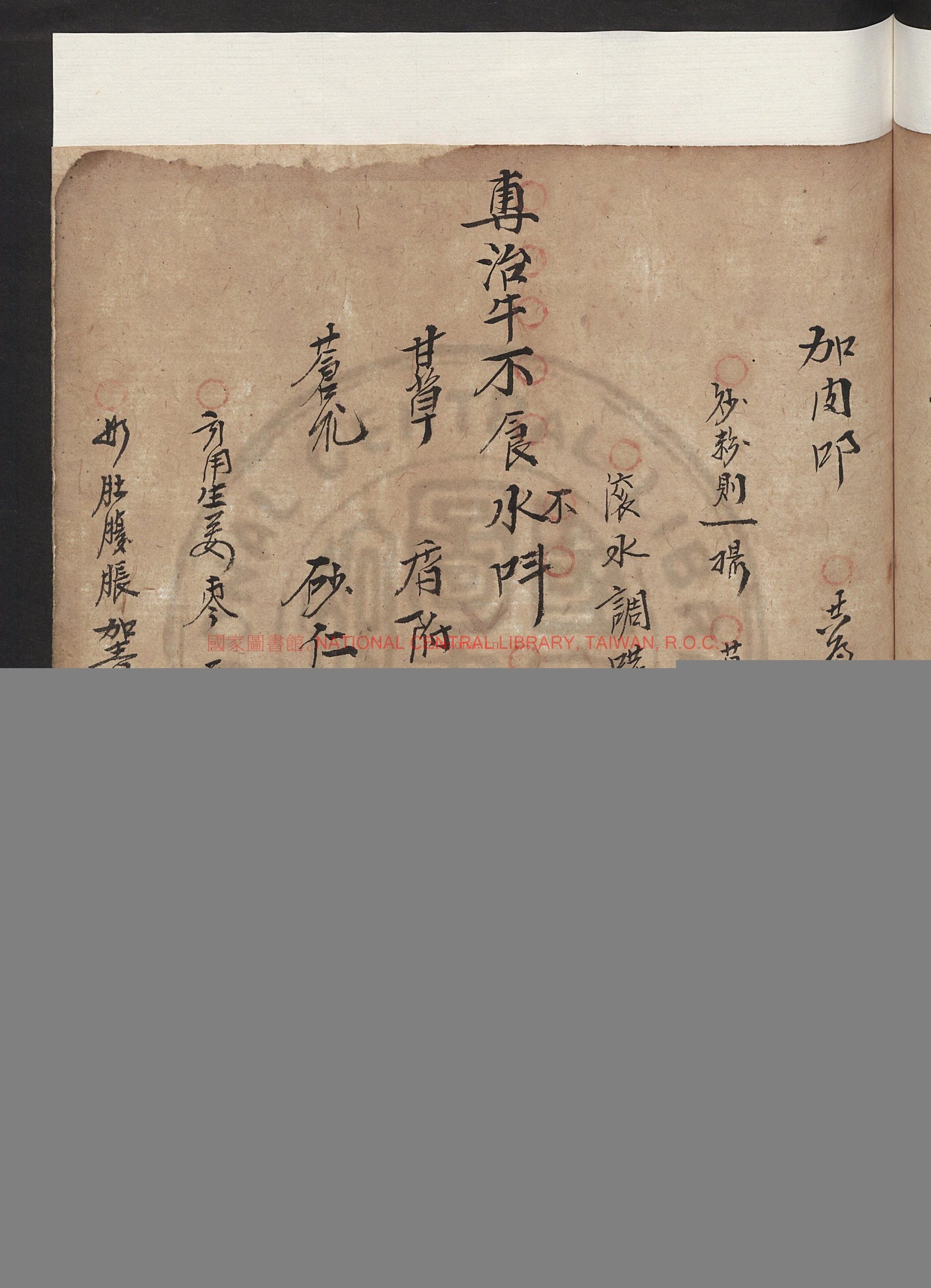 牛杂病全书_聚义永_清_写本