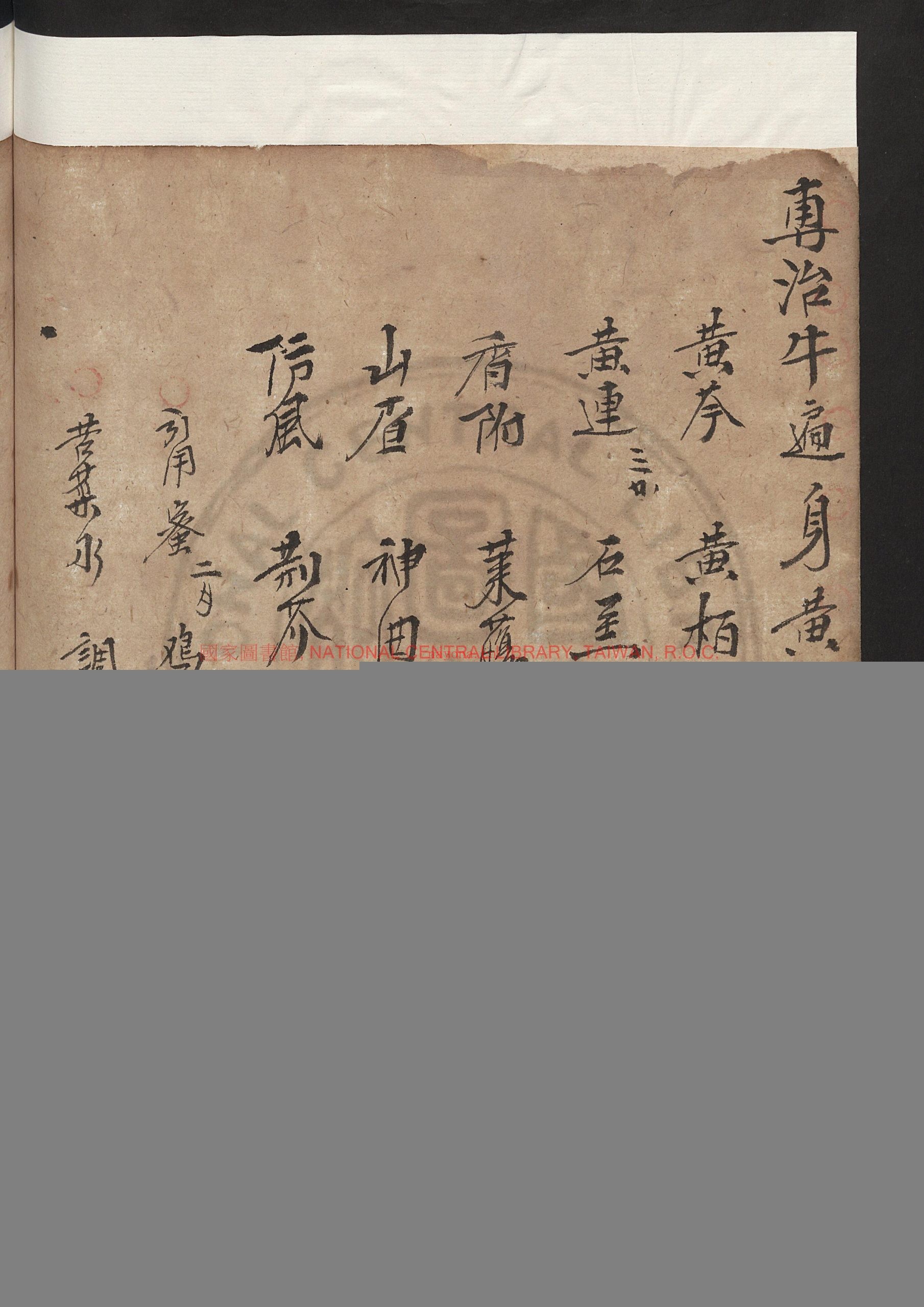 牛杂病全书_聚义永_清_写本
