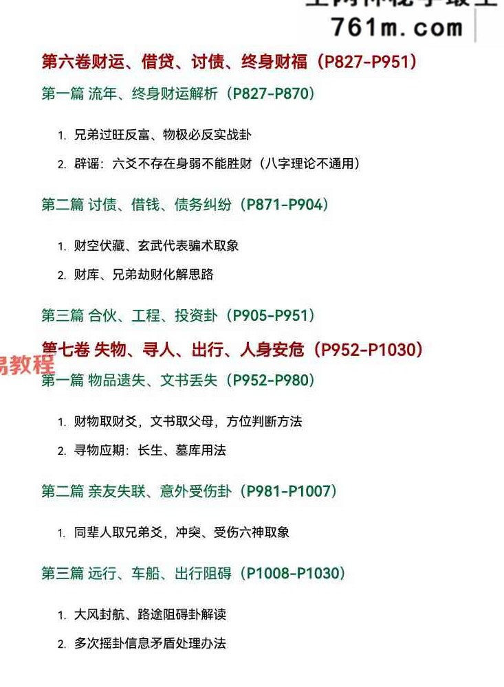 王虎应《六爻万象答疑全书》 1202页