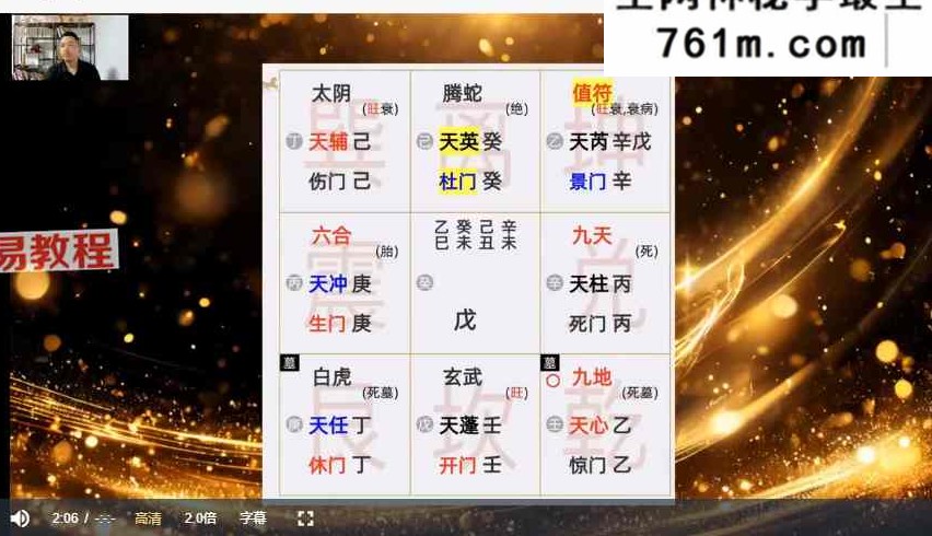 李昀龙《奇门遁甲》课程视频16集