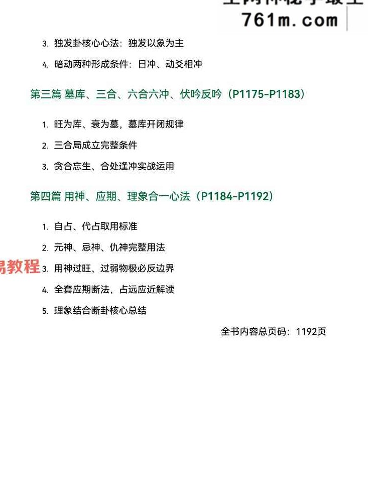 王虎应《六爻万象答疑全书》 1202页