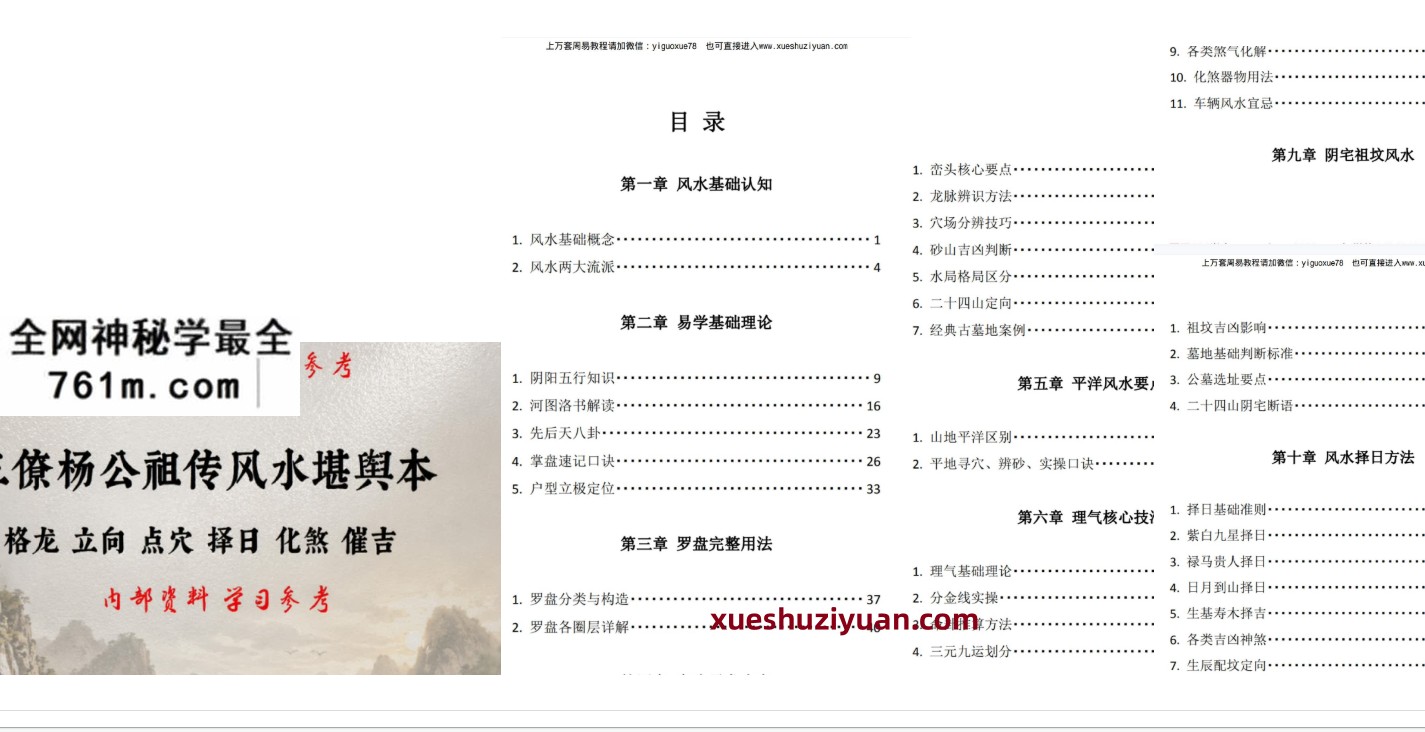 廖炎晖《三僚杨公祖传风水堪舆本》404页电子书