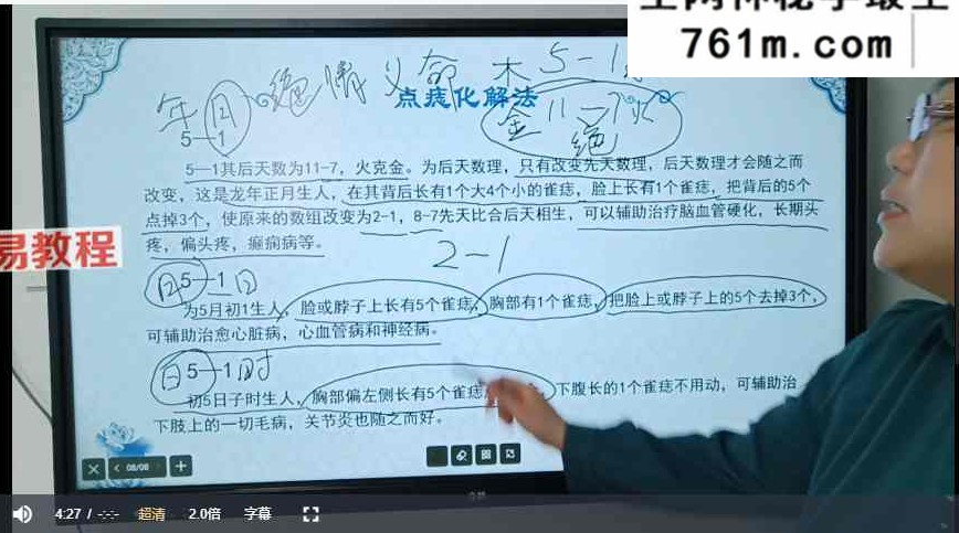 启然文化四柱高级升级课 视频71集