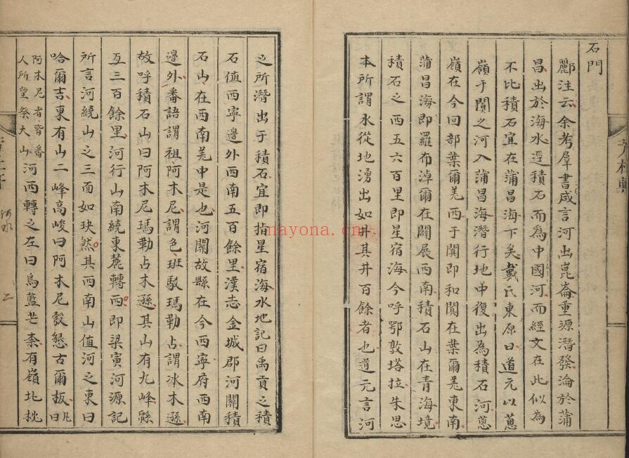 《水经释地》8卷 177页双页版