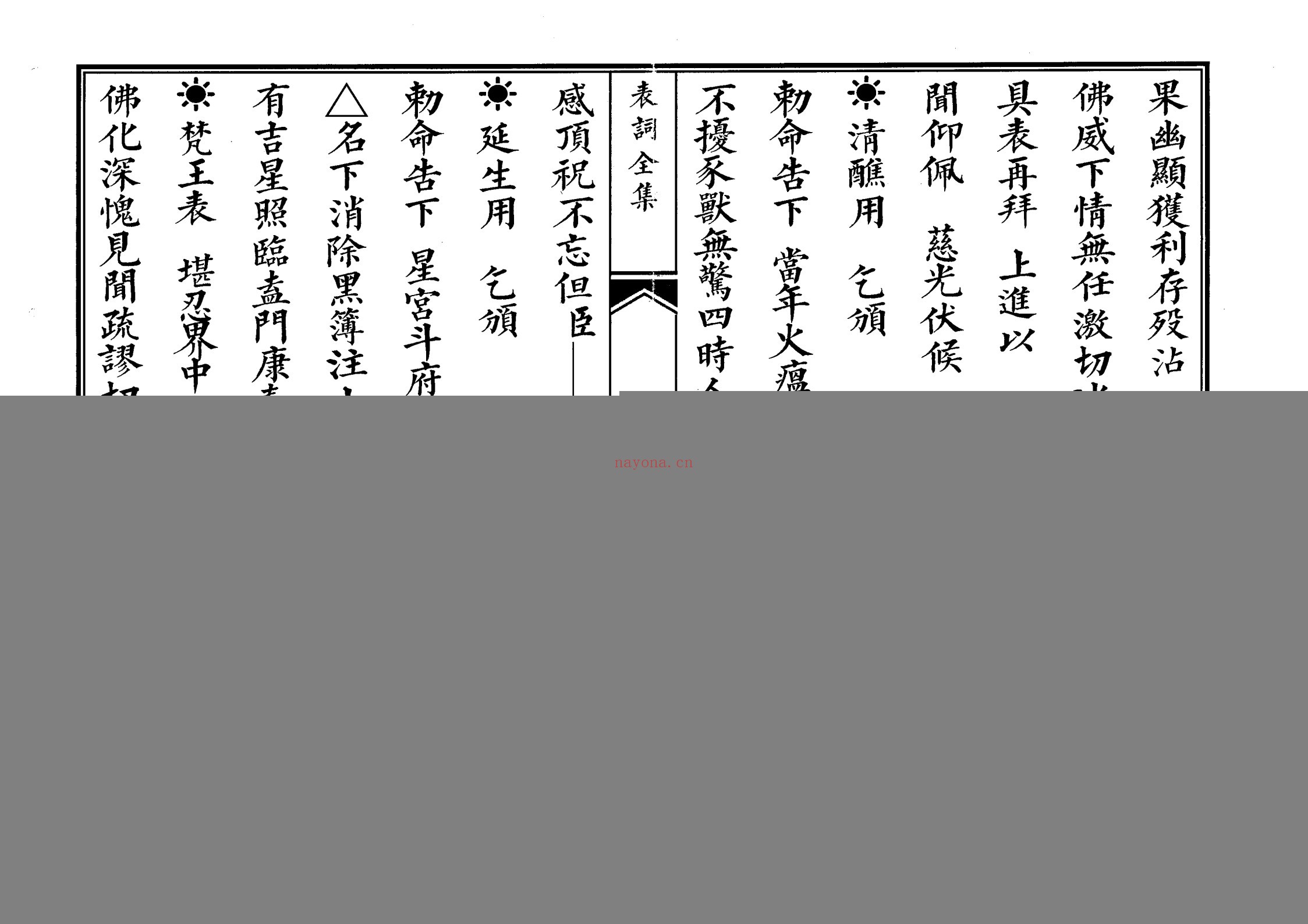 佛教表词