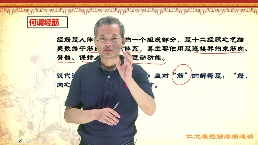 《筋经疗法经筋疗法的渊源与发展》（视频33集+文档）