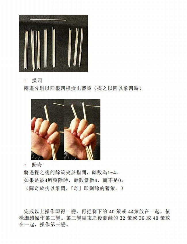 周易古占筮法