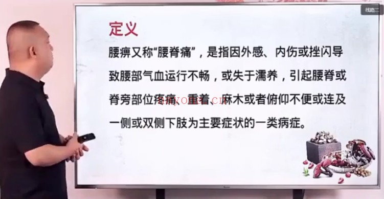 吕院长腰椎酒视频一集 中医秘方
