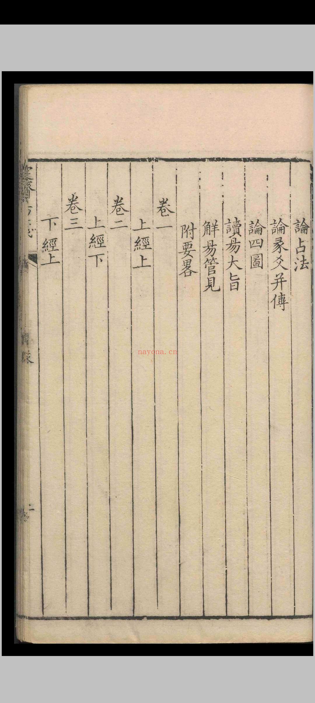 定斋书笺(易笺).八卷.首一卷.陈法.清乾隆三十年