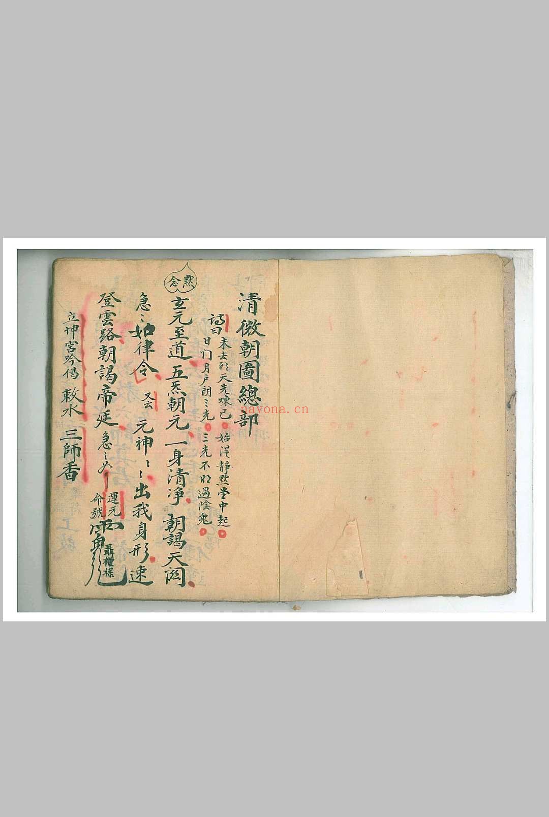清微朝谒科