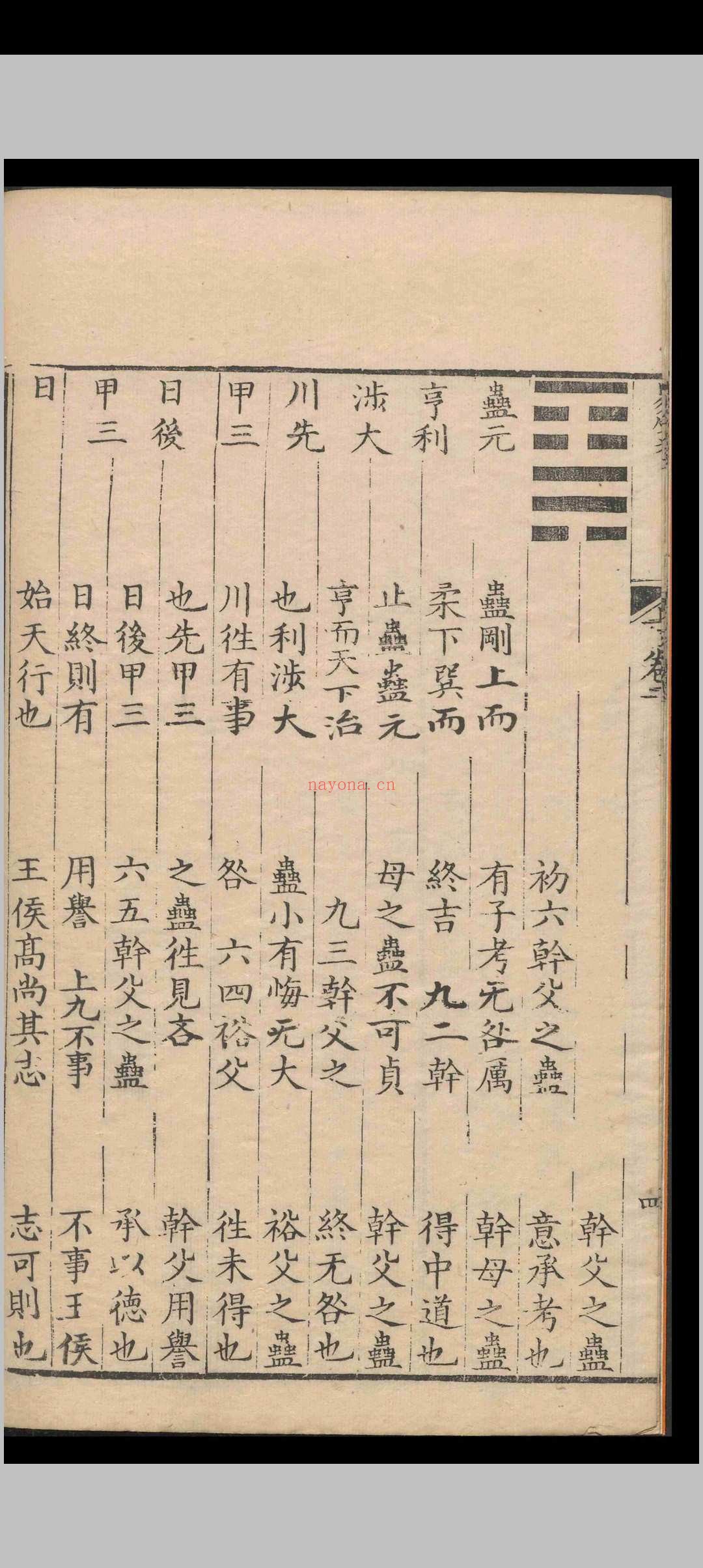 定斋书笺(易笺).八卷.首一卷.陈法.清乾隆三十年