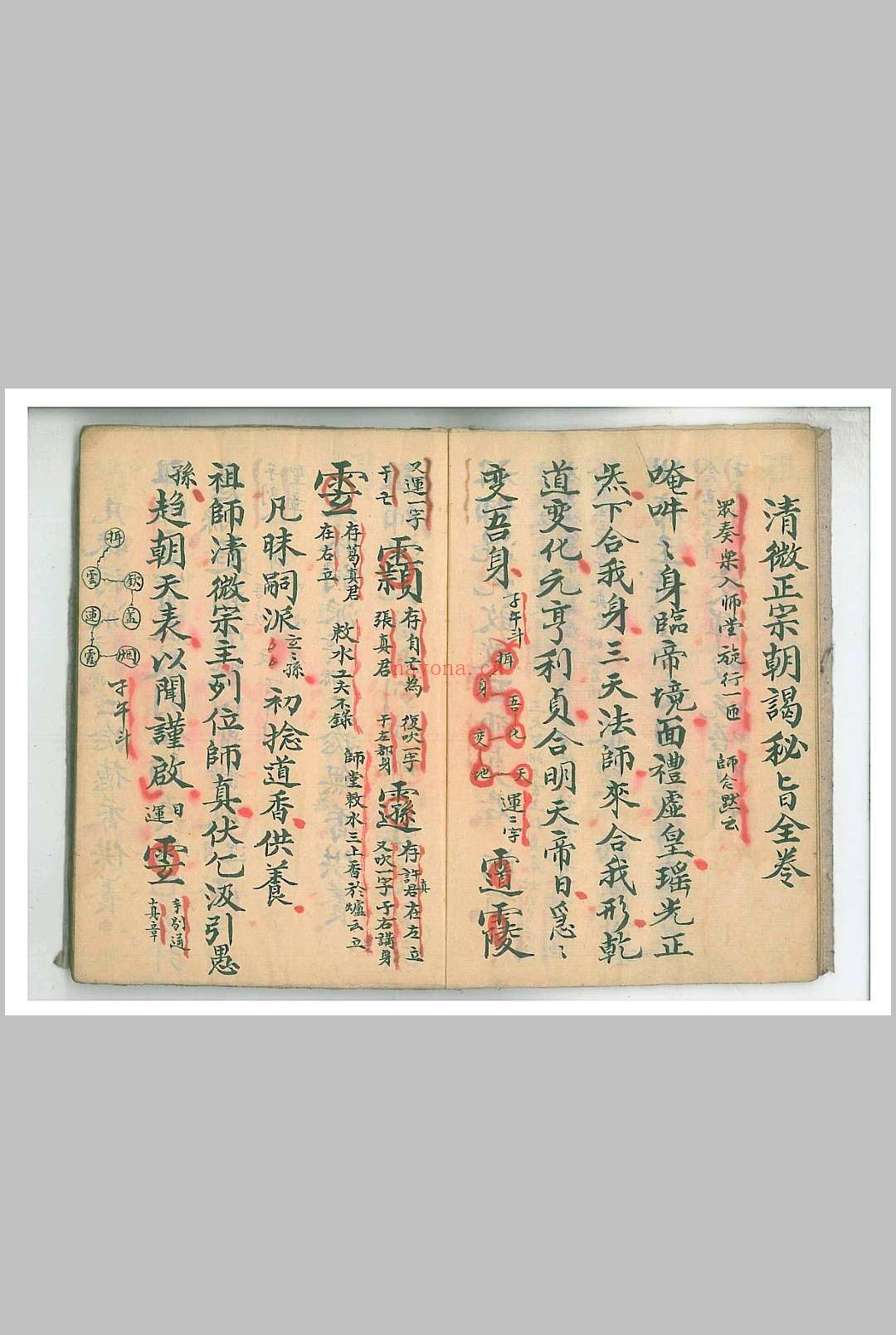 清微朝谒科