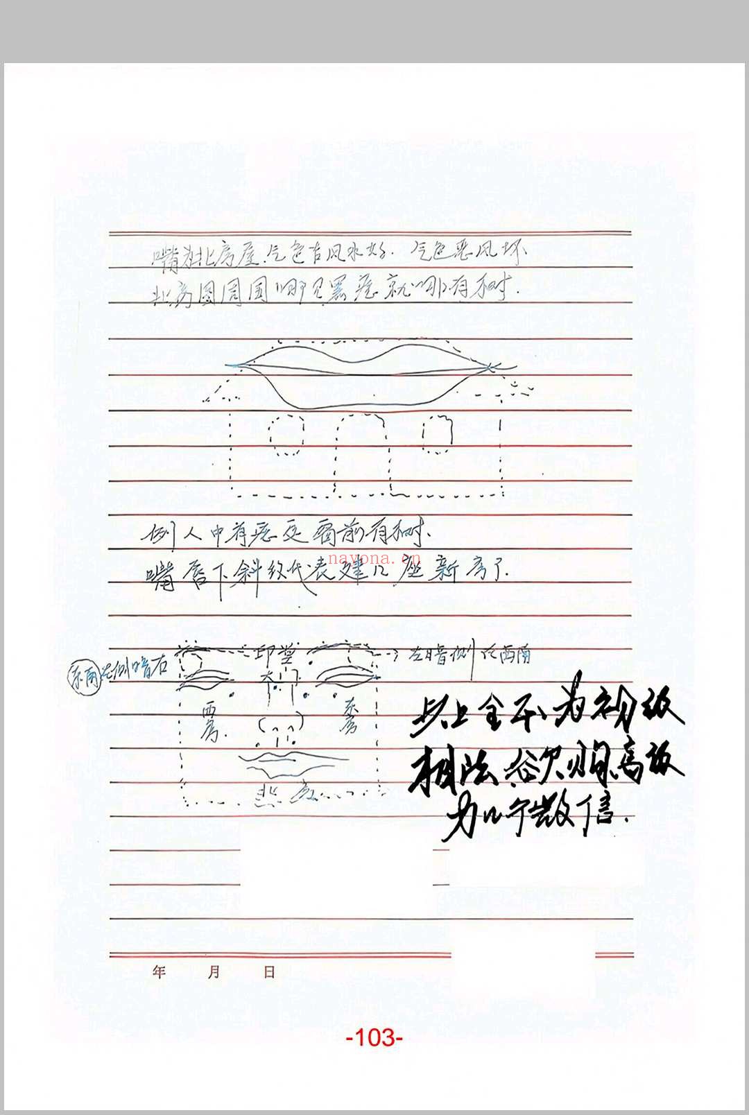 面相过三关秘笈笔记