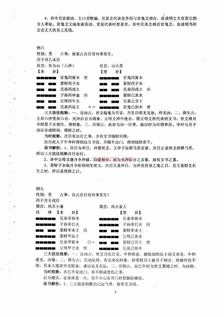 《黎光六爻合集》PDF电子书（8册PDF电子书）