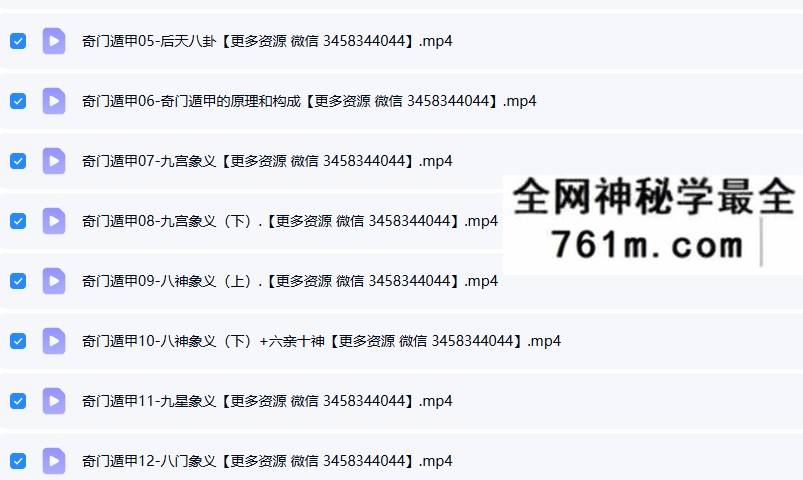 风后奇门遁甲VIP班（初级班17集+高级班26集）