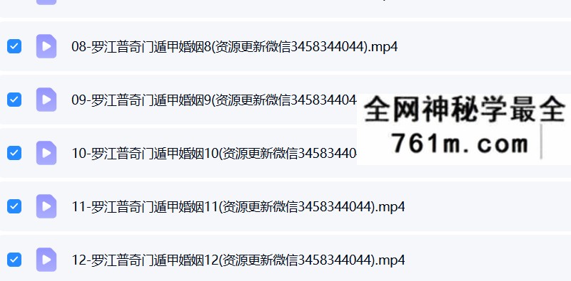 罗江普奇门遁甲婚姻30集