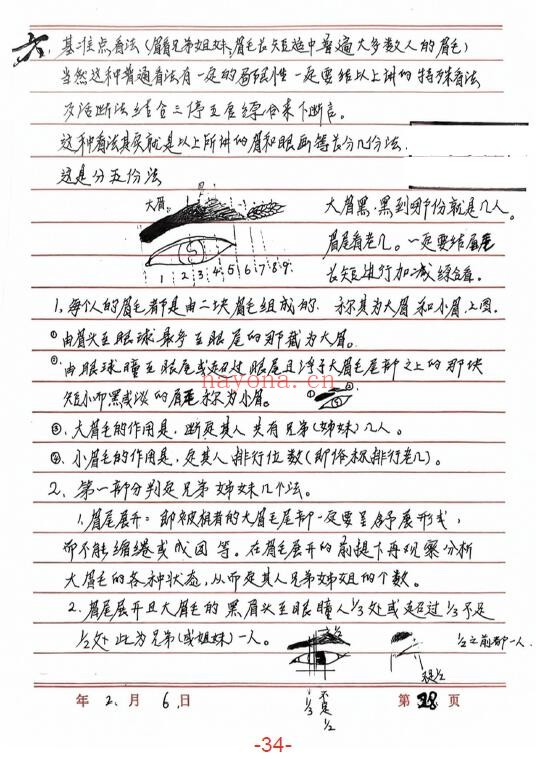程建评《相法过三关秘笈笔记》186页