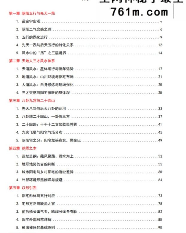 易朴 合昱《道家归炁阳宅催旺秘诀》297页 电子书