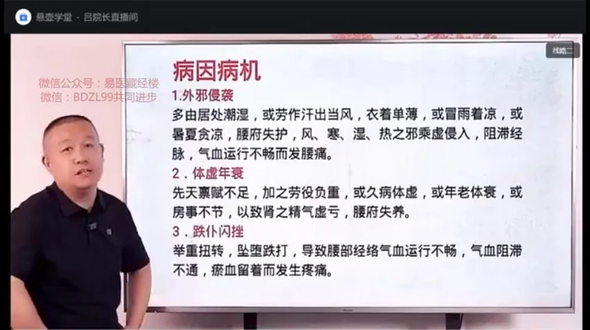 《吕院长202608腰椎酒视频一集》视频1集