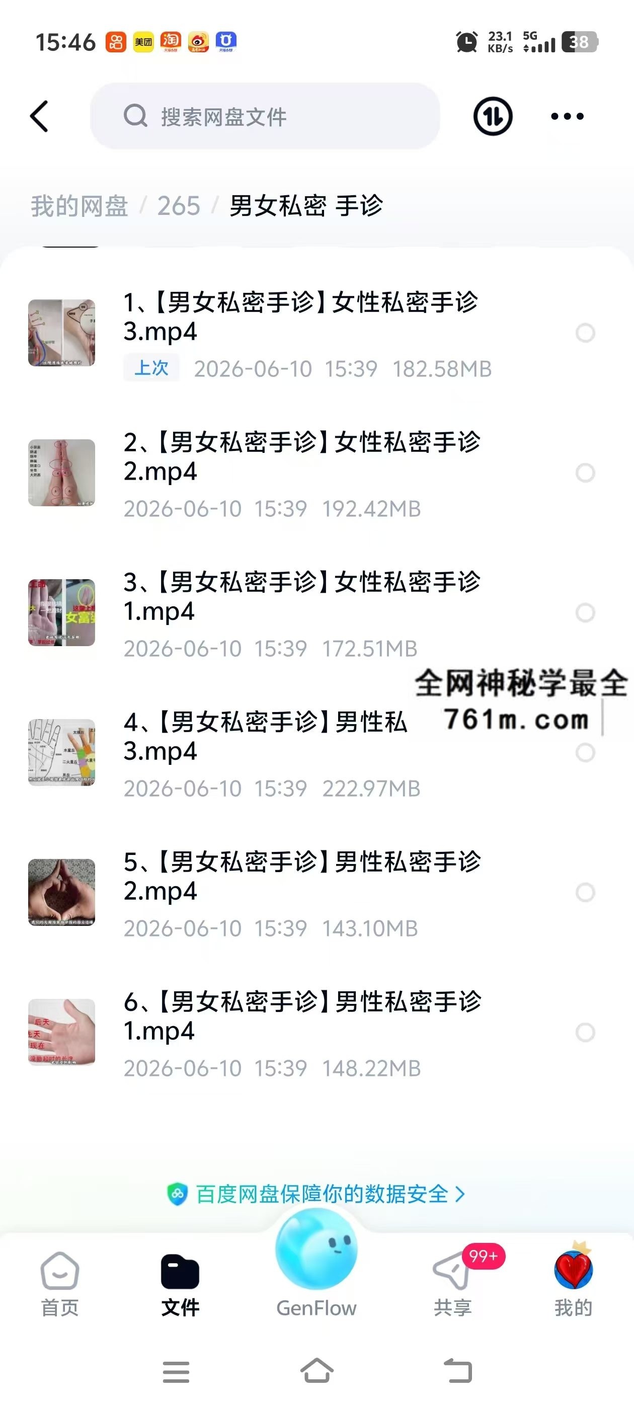 男女私密 手诊