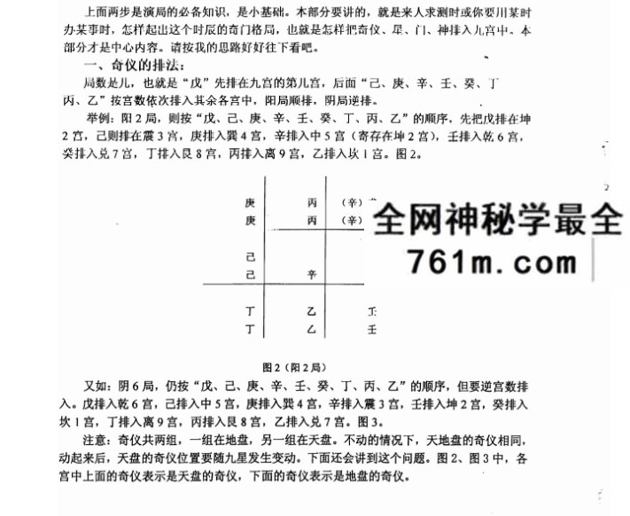李长泉《奇门入门捷径与应用阐秘》21页