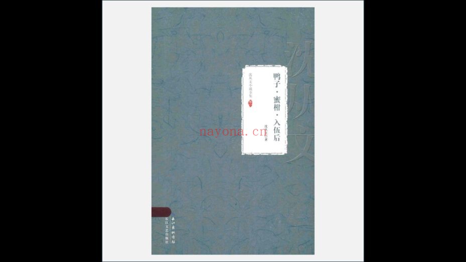 A03Ⅱ-034-005.《沈从文小说全集》全12卷 长江文艺出版社2014