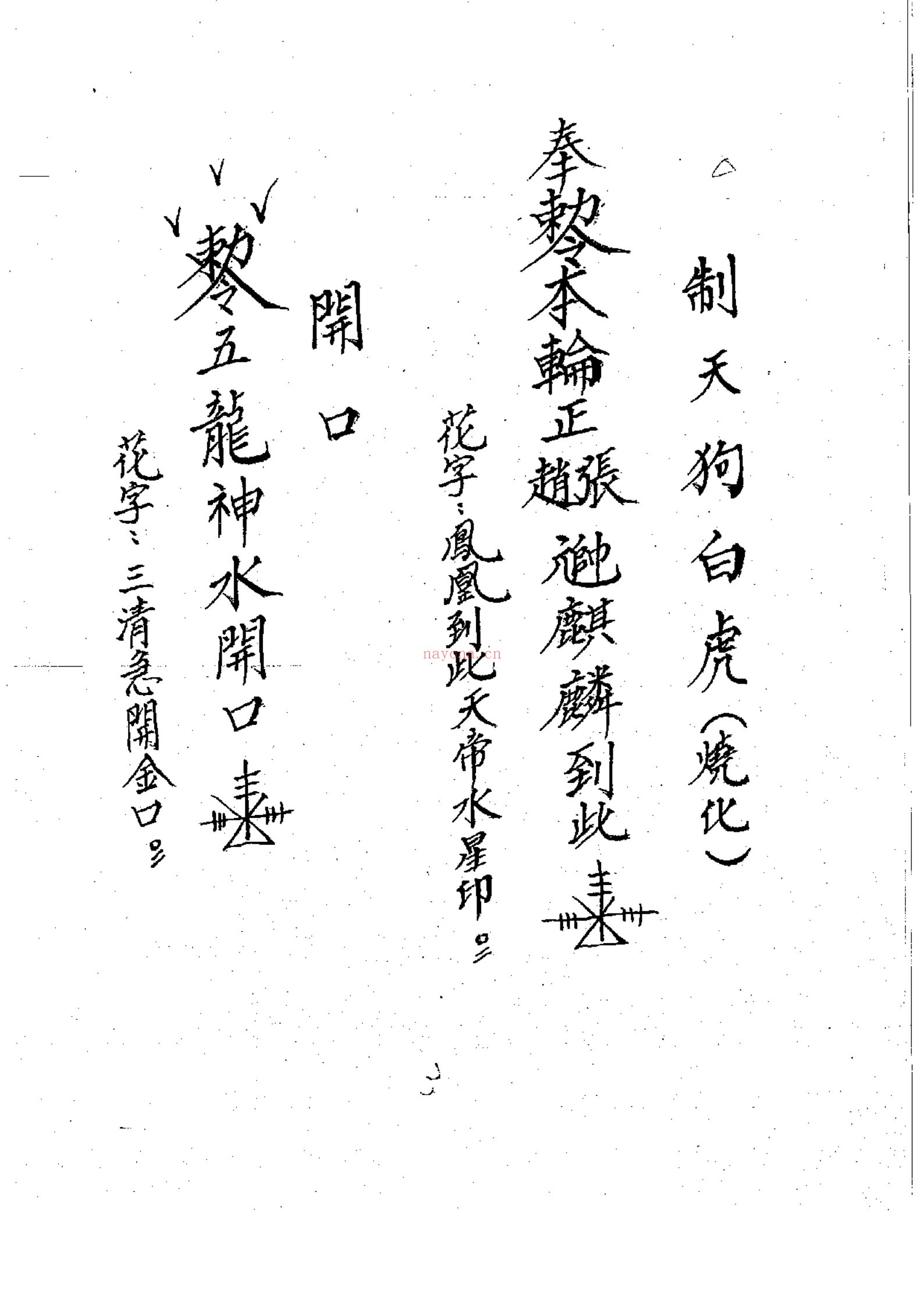 闾山龙玄门师传符薄-十卷全