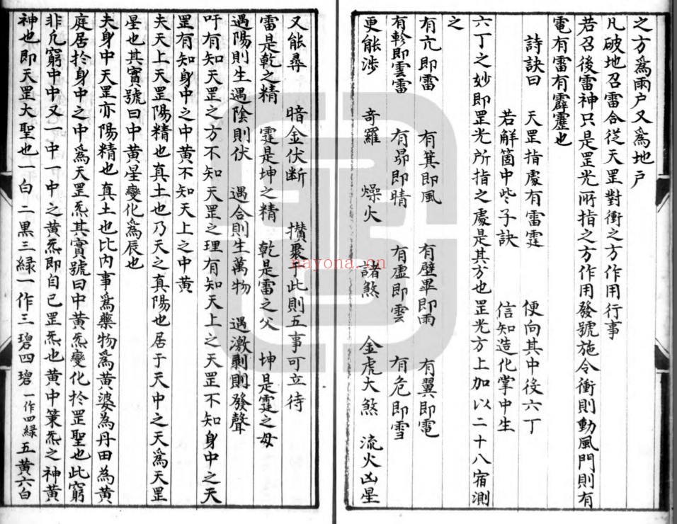 《天罡都雷大法》，又称《天罡玄秘都雷法》（道教书籍大全）
