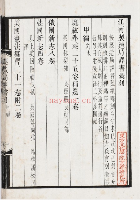 江南制造局译书汇刻.并目录155种.光绪时期排印本. 51.8G 爱古籍