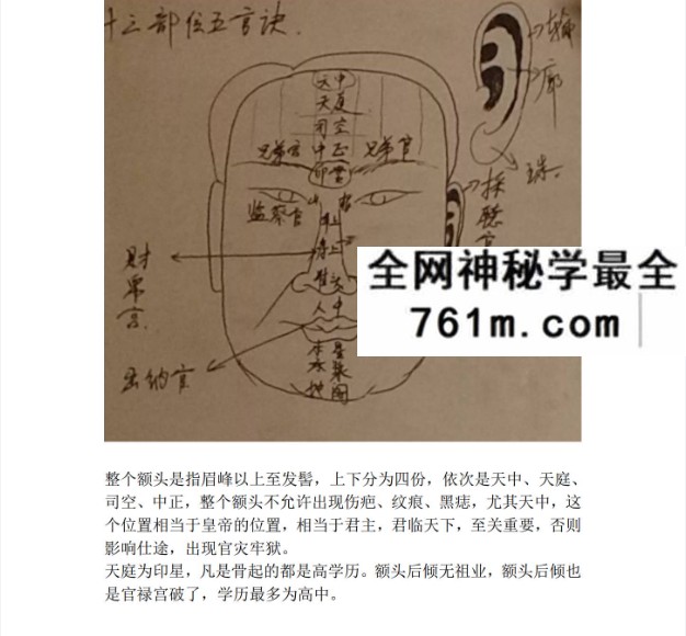 安微相法刘勇晖2013年冬入室弟子讲义彩色版笔记