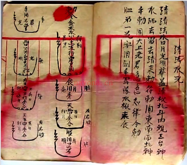 茅山风火院三达门灵符书79双页手抄古本PDF
