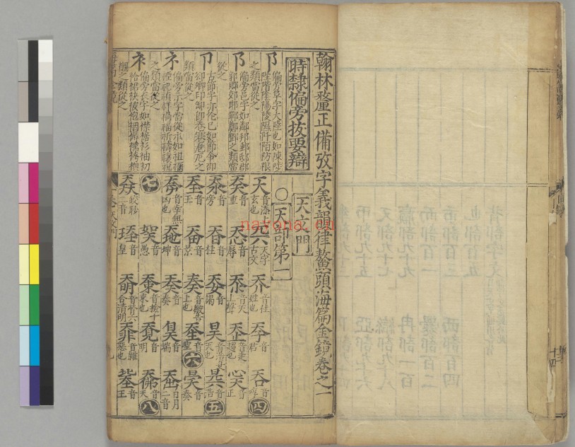 海篇金镜.难字金镜.十五卷.缺13-15.明.佚名编.明刻本.6.33G 爱古籍