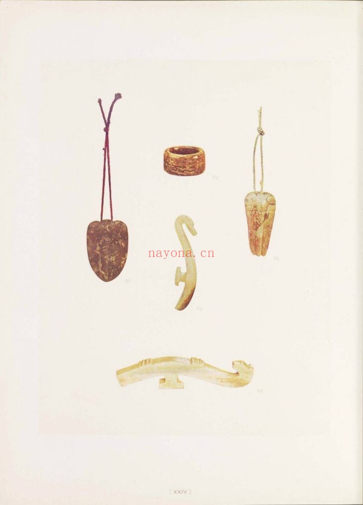 有竹斋藏古玉谱.上下册.滨田青陵着.日本大正十四年（1925）照相彩色珂罗版刊本 338.93M 爱古籍