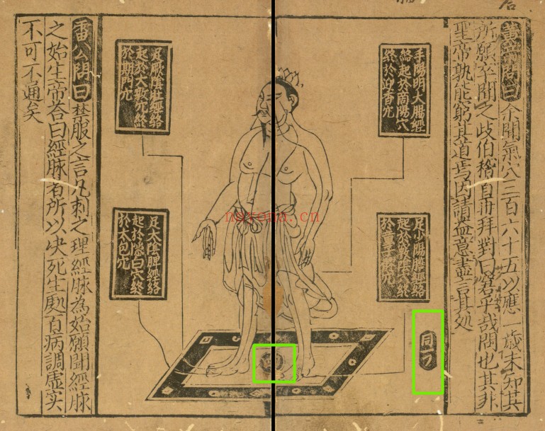 铜人腧穴针灸图经.元余志安勤有书堂刊本 共6册 1.93G 爱古籍
