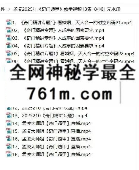 孟凌 奇门遁甲