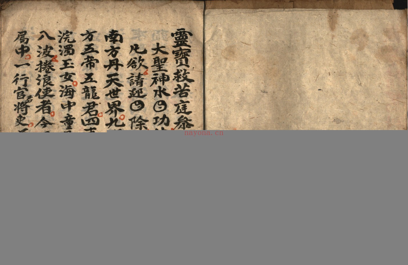 灵宝救苦庭参科