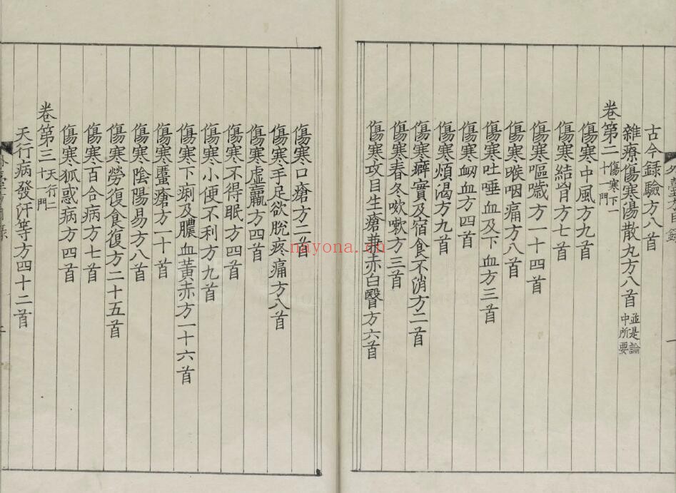 中医古籍《外台秘要方》唐.王焘撰.四十卷.影钞南宋绍兴时期两浙东路茶盐司刊本.杨守敬旧藏