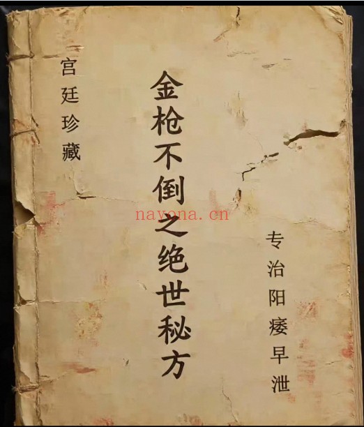 中医书籍金枪不倒之绝世秘方127页PDF 中医秘方