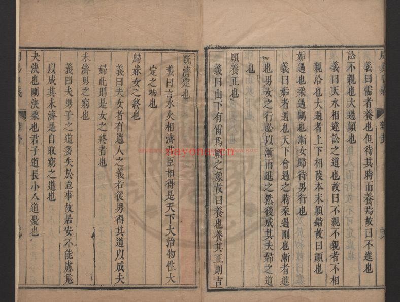 安定先生周易口义_(宋)倪天隐撰_清康熙间(1662-1722)重刊本