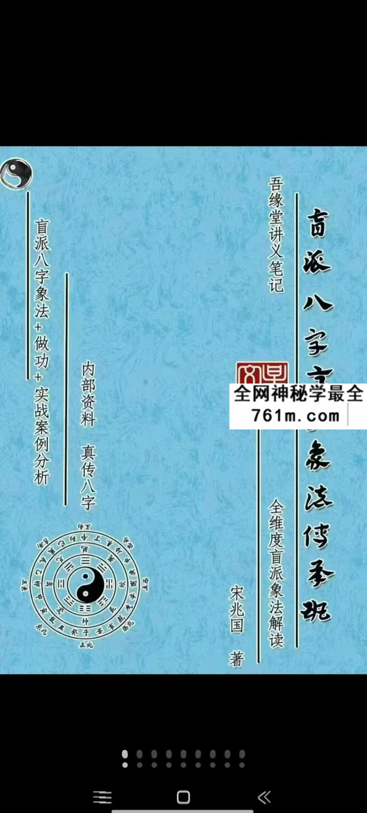 盲派八字高阶象法 宋兆国pdf