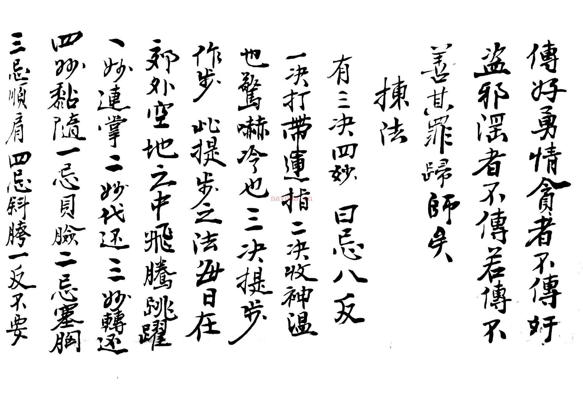 中华武术招式秘籍