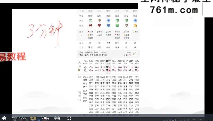 周法阳盲派八字（基础课）30节视频+课件
