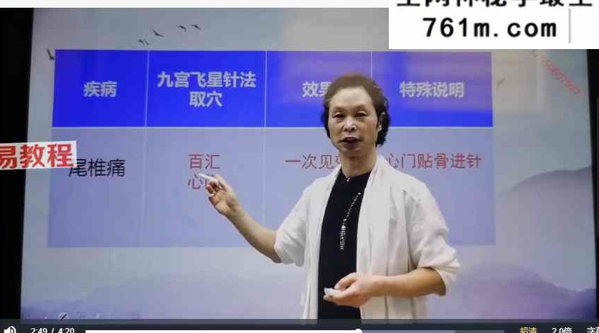 中医绝技——曾真华九宫飞针 视频32集
