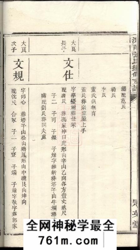 宁乡冠英堂沩宁张氏续修支谱十卷