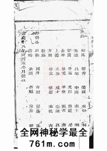 巴陵扶风堂万氏重修宗谱不分卷