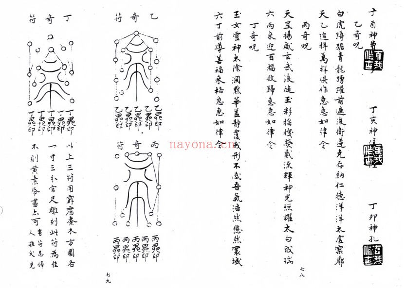 道教抄本遁甲玄文67双页PDF 奇门秘本