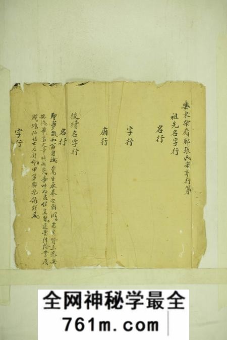 乐清乐东柴岭脚张氏宗谱不分卷